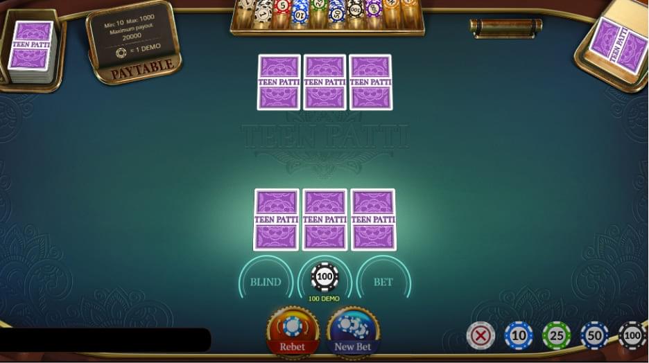 Teen Patti casino card game with real dealer