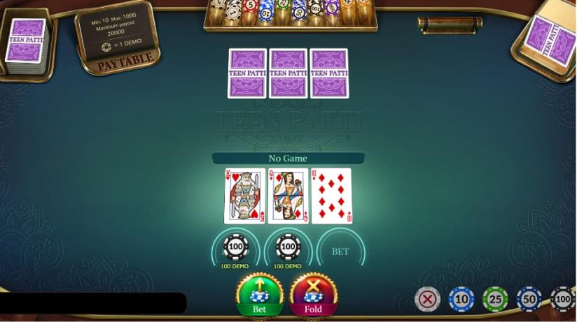 Teen Patti live game rules - overview
